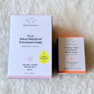 Drunk Elephant Sukari Babyfacial + C-Firma Fresh Day Serum Skincare Bundle